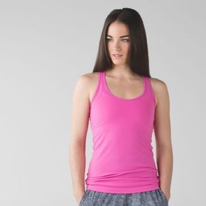 Lululemon cool racer back in pink paradise